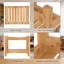 Banc de douche en bambou l 21,46 po Shaelyn