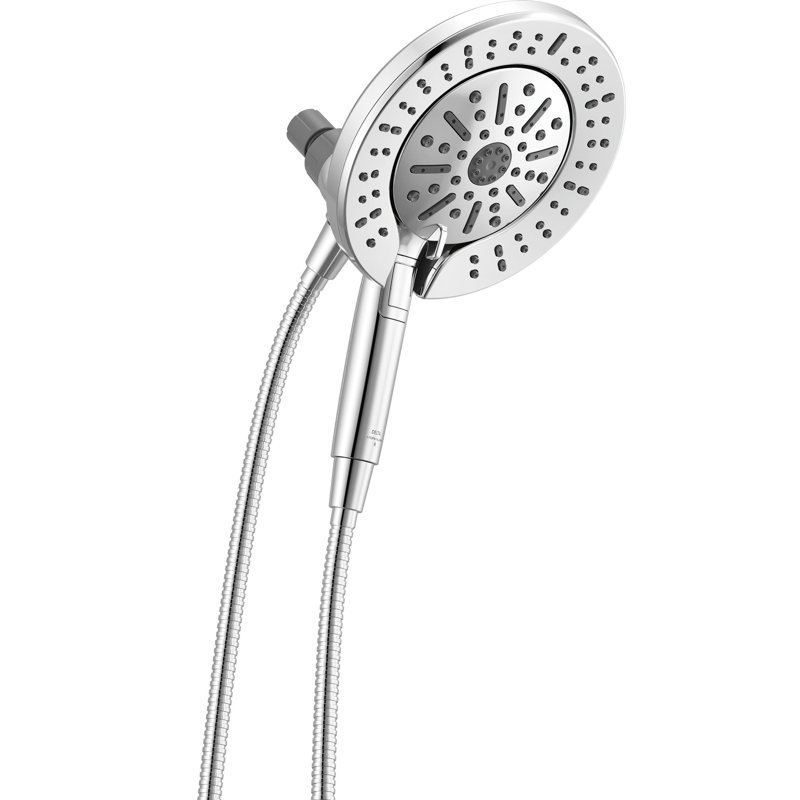 6-Setting In2ition 2-in-1 Dual Shower Head with ProClean Spray, Chrome