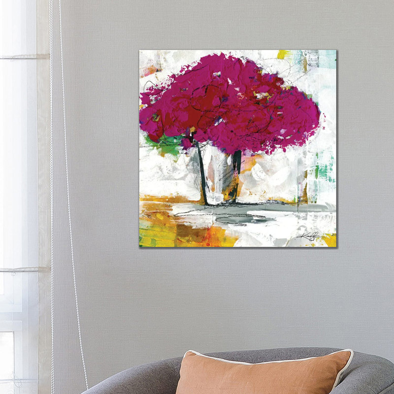 A Bouquet Of Flowers XIX-II by Kathy Morton Stanion - Wrapped Canvas Painting, 66.04 cm H x 66.04 cm W x 1.91 cm D