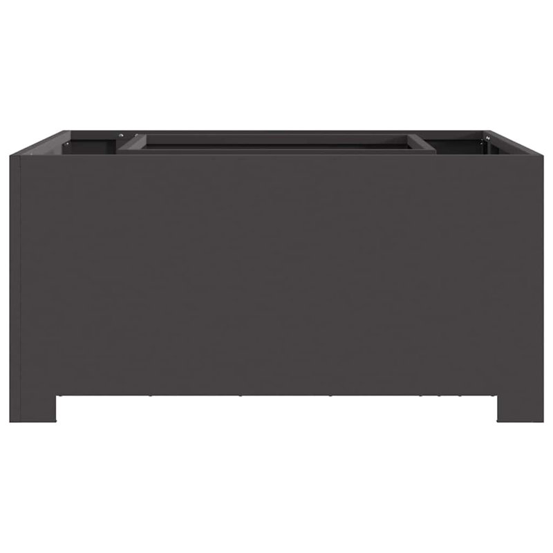Outdoor Fire Pit, Black, 40cm H x 80cm W x 80cm D