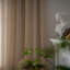 Rustic Floral  Semi Sheer Cotton Linen Blend  Drapes Curtain(2 Pieces)-786907934