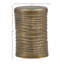Galen Aluminum End Table, Antique Brass