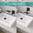 Matte Black Wall Mount Waterfall Bathroom Faucet