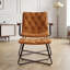 Mid-Century Chenille Upholstered Accent Chair with Ottoman Set, Ergonomic Lounge Chair with Wood Armrest & Metal Frame, Tufted Leisure Chair for Living Room Bedroom-711615320