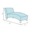 Chaise longue sans accoudoirs capitonnée Mabella-572363826-572330808