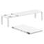 Table de salle à manger extensible en plastique Farrah-556616547-556616551
