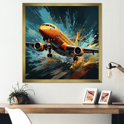 «Speedy Passager Plane Blur» sur impression sur toile