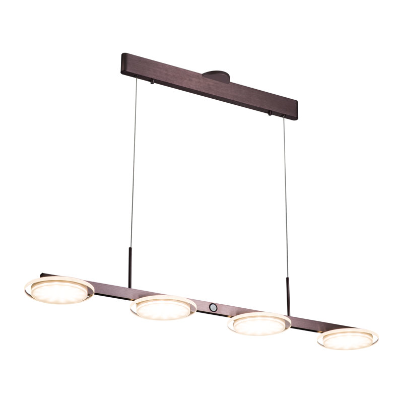 Luminaire suspendu linéaire à 4 lumières Eddyson