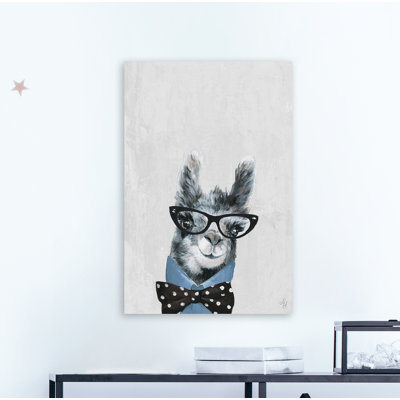Glendale Llama with a Bow III, reproduction sur toile tendue