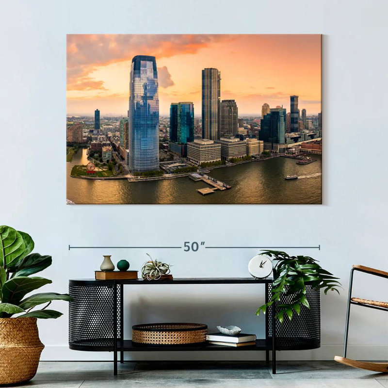 Sireci Panoramic Jersey City, 34" H x 51" W
