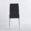 Ensemble de 4 chaises, pieds chromés-311201043