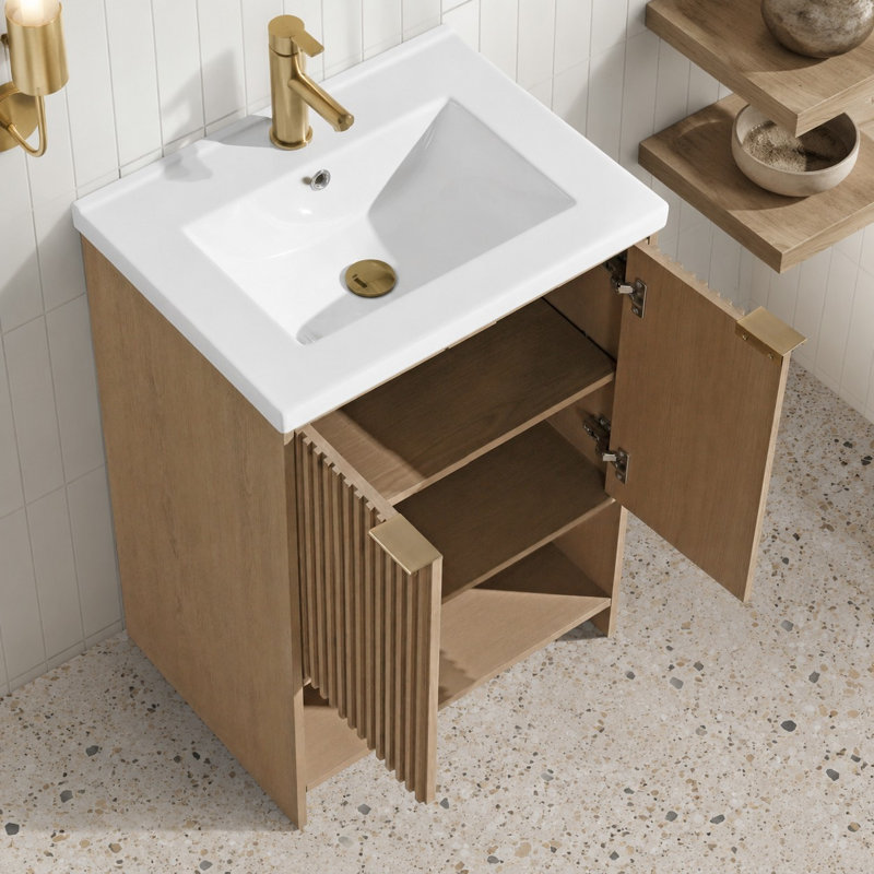 Meuble-lavabo autoportant 24 po Alyshia