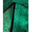 Tapis noué à la main unique en son genre Holsworth - vert