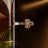 5-Shelf Display Cabinet with 3-Color LED Lights, Tempered Glass Door & Push-to-Open Design-375555138