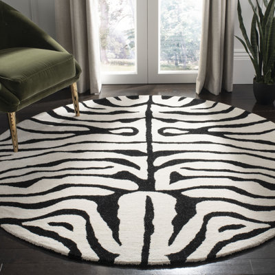 Christoper Hand Tufted Wool Animal Print Rug