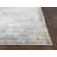 Tapis gris/jaune tissé à la machine Elliot-31943824