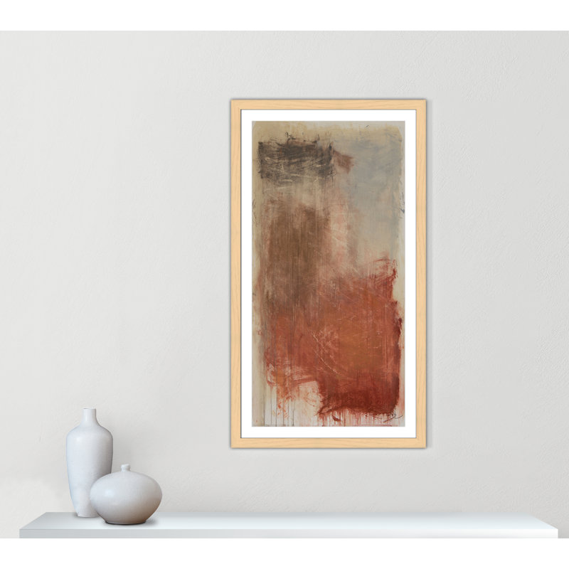 «Autumn Over The Rivera» par Casa Fine Arts, H 55 po x l 31 po x P 1,25 po, Reproduction encadrée avec passe-partout, Naturel