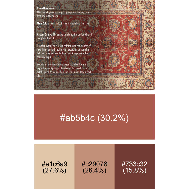 Tapis abstrait moderne 3249, Rectangle 6 pi x 9 pi