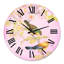 Beaux oiseaux lumineux sur une branche - horloge murale traditionnelle-60282344