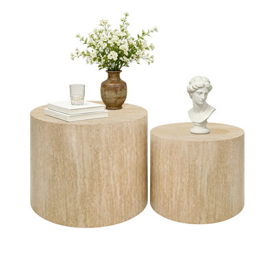 Ensemble de 2 tables basses gigognes