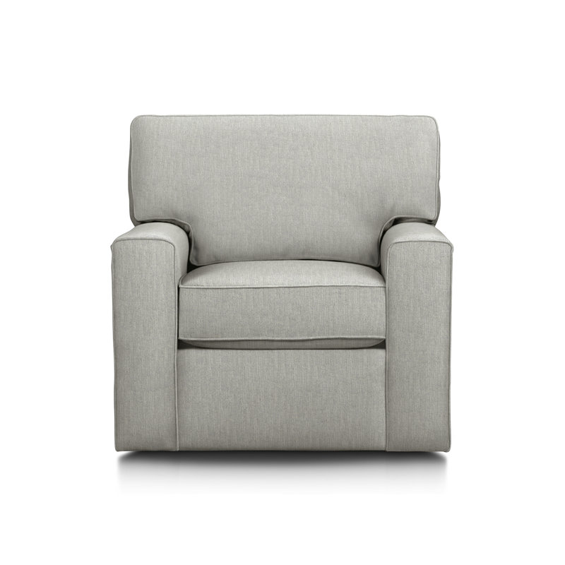Leigh 36.5" Upholstered Chair, Beat Ash Performance