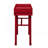 Red Vanity Desk With 1 Drawer