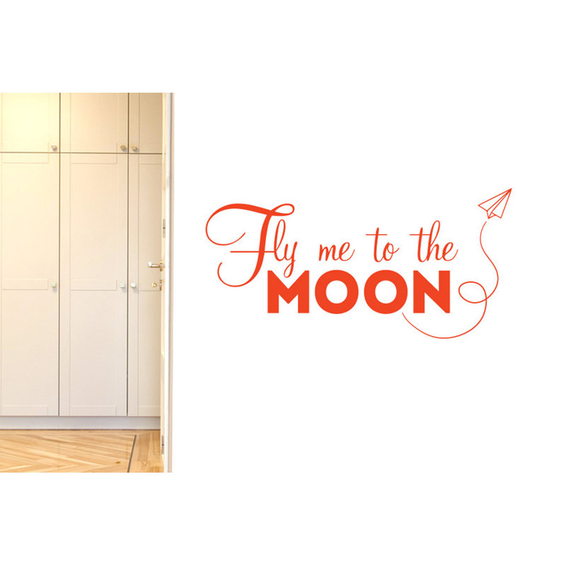 Wall Decal, Medium, Orange