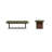 Lapua 55" Genuine Italian Leather Bench