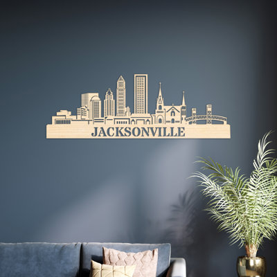 Handmade Cities & Countries Solid Wood Wall Decor