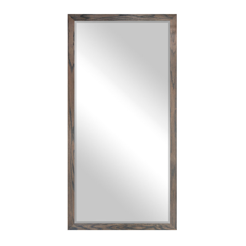 Ozark Hardwood Beveled Mirror 2", Carbon Gray