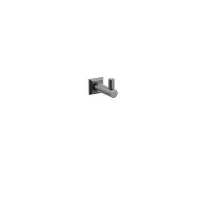 Modern Tubular Brass Single Robe Hook