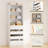 Rushville Closet System with 4 Drawer, 80" Tall Freestanding Wardrobe System-1698658265