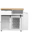 Table de bout pour meuble avec cage pour chien