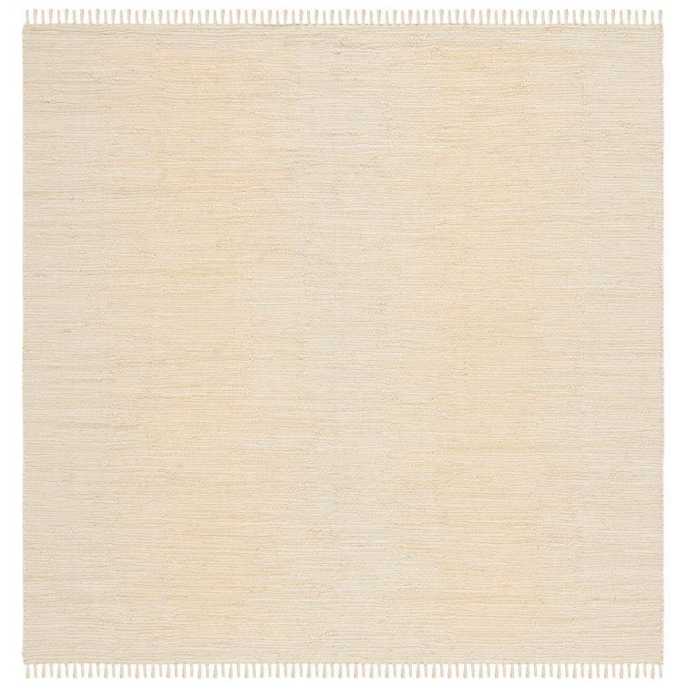 Cayman Hand Woven Cotton Abstract Rug