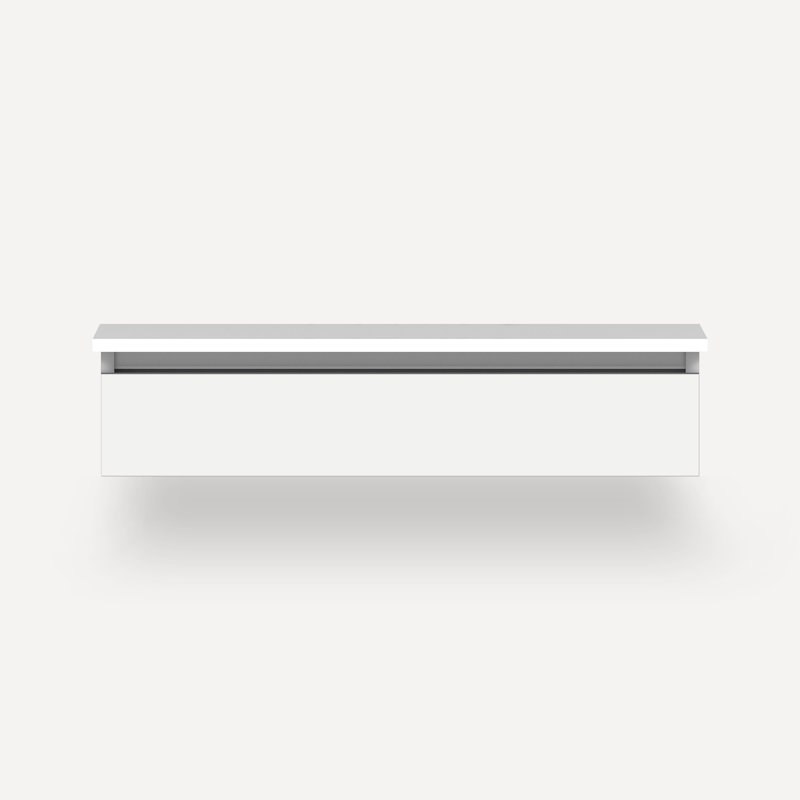 Cartesian Vanity 36"W, Lyra, White