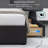 Button Tufted Wingback Velvet Upholstered Platform Bed with Storage Drawers, King, Black Velvet-11630332-11630335