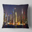 New York Skyline at Night - oreiller imprimé paysage urbain-29828208-29854866