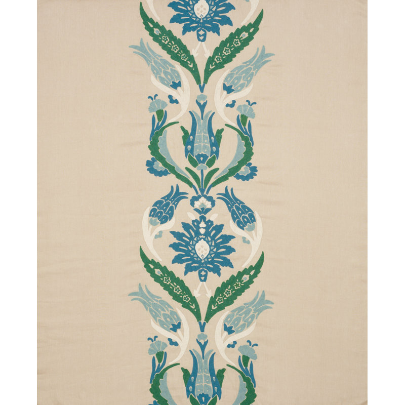 Anagada Embroidery Fabric, Peacock