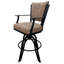 Tabouret de bar pivotant en métal - Watusi Madder-193531081-193531083-193531082