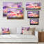 Pinceau Ocean Waves Impression III - reproduction de cadre flottant sur toile-537107783-537107776