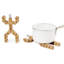 Spring Kitchen Wood 1 Piece Trivet-790198419-790198421