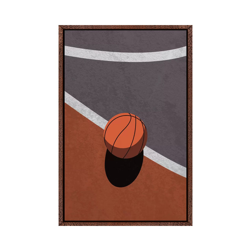 Dear Basketball - Print on Canvas, Classic Brown Wood Framed, 152.5 cm H x 101.5 cm W