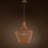 Almendarez 1-Light Rattan Pendant with Brass Finish