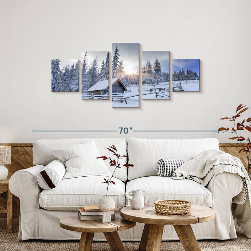 Old Winter Barn, 24" H x 55" W