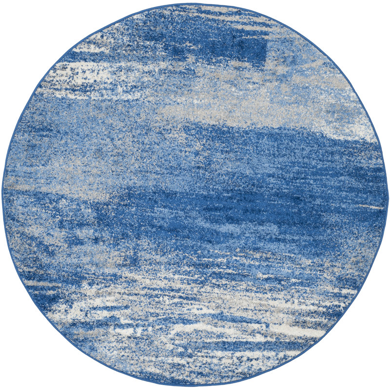 Tapis performance abstrait Gicu, Rond 4 pi