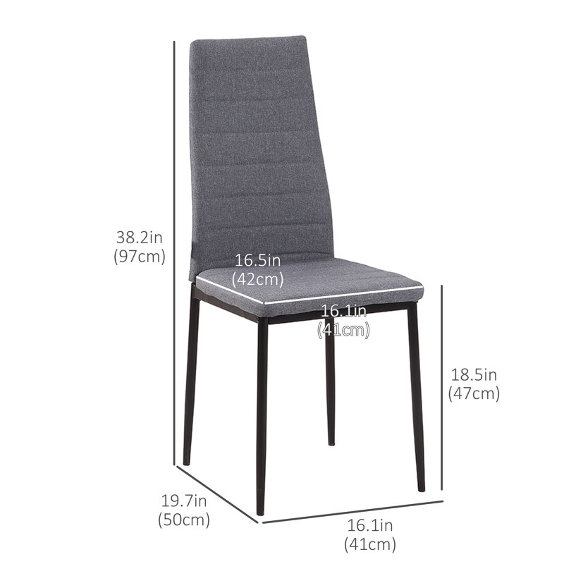 Chaise d'appoint Callistus, Noir, noir, noir, noir