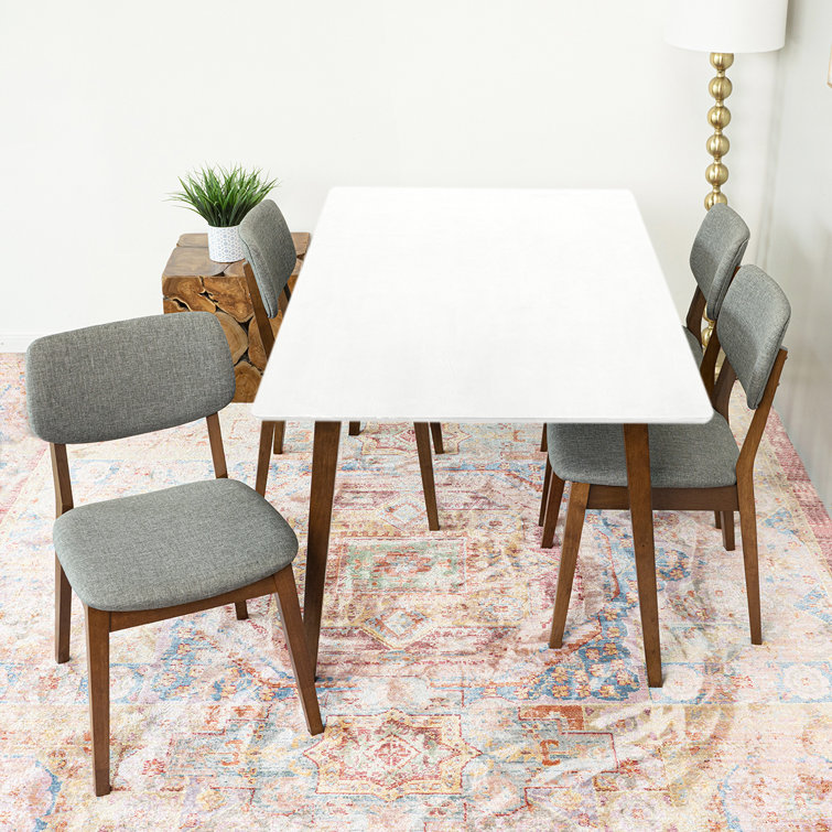 George Oliver 5 - Piece Solid Wood Dining Set - Wayfair Canada