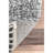 Kinard Shag Tasseled Power Loom Performance Gray Rug-1305524615