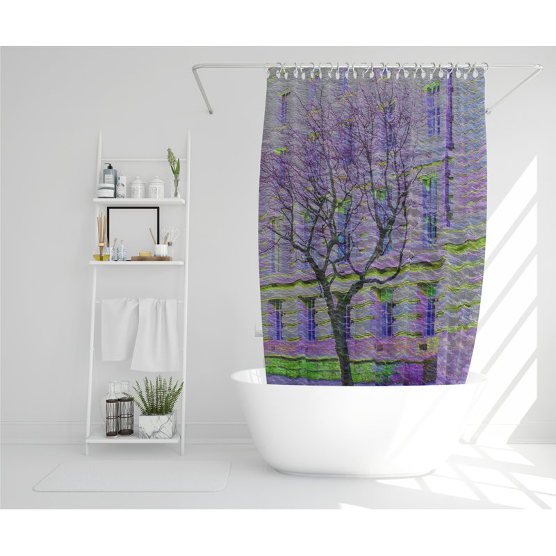 Dimia Polyester Shower Curtain Set