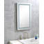 Miroir de salle de bain 60 po x 32 po à DEL avec antibuée et capteur tactile - Miroir mural moderne sans cadre pour meuble-lavabo, salle de douche ou vestiaire-1402320299